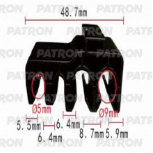 Держатель пластмассовый PATRON Lexus,Toyota / P37-1075