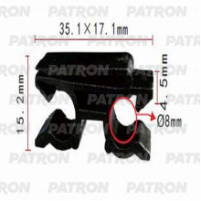 Держатель пластмассовый PATRON Lexus,Toyota / P37-1076