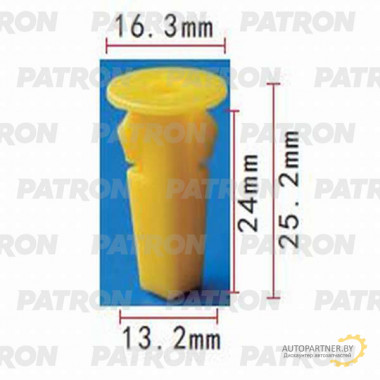 Фиксатор пластиковый PATRON TOYOTA / P37-1082