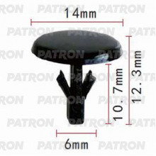 Клипса пластмассовая PATRON Mazda / P37-1084