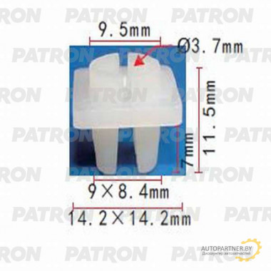 Фиксатор пластиковый PATRON Lexus,Toyota / P37-1099