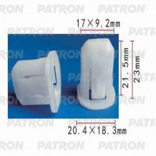 Фиксатор пластиковый PATRON Lexus,Toyota / P37-1107
