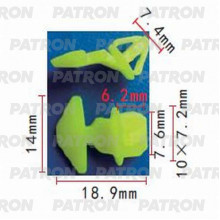 Клипса пластмассовая PATRON Acura,Honda / P37-1115