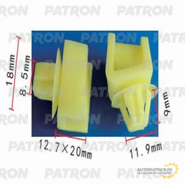 Клипса пластмассовая PATRON Mitsubishi / P37-1125