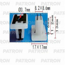Фиксатор пластиковый PATRON Acura,Honda / P37-1126