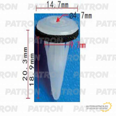 Фиксатор пластиковый PATRON Infiniti,Nissan / P37-1128