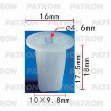 Фиксатор пластиковый PATRON NISSAN / P37-1129