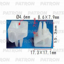 Фиксатор пластиковый PATRON Subaru / P37-1132
