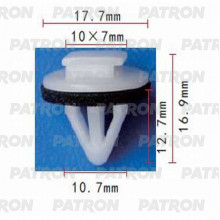 Клипса пластмассовая PATRON Lexus,Toyota / P37-1137