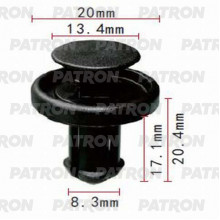 Клипса пластмассовая PATRON Lexus,Toyota / P37-1139