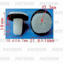 Фиксатор пластиковый PATRON Mazda / P37-1141