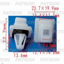 Клипса пластмассовая PATRON Acura,Honda / P37-1142