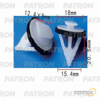 Клипса пластмассовая PATRON Lexus,Toyota / P37-1162