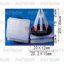 Клипса пластмассовая PATRON Ford,GM / P37-1166