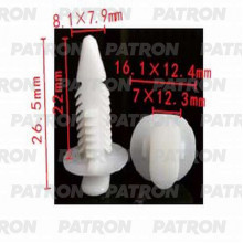 Клипса пластмассовая PATRON GM / P37-1176