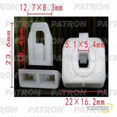 Фиксатор пластиковый PATRON Lexus,Toyota / P37-1180