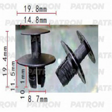 Клипса пластмассовая PATRON Mercedes / P37-1181