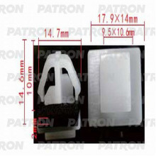 Клипса пластмассовая PATRON Hyundai,Kia / P37-1186