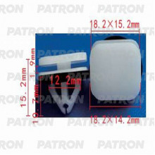 Клипса пластмассовая PATRON Ford / P37-1203