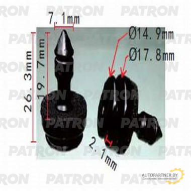 Фиксатор пластиковый PATRON Jaguar / P37-1215
