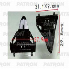 Скоба пластиковая PATRON Lexus,Toyota / P37-1216