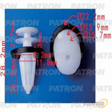 Клипса пластмассовая PATRON Ford / P37-1219