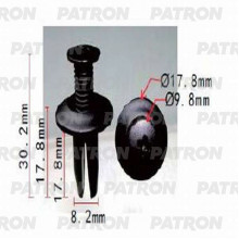 Клипса пластмассовая PATRON Ford / P37-1234