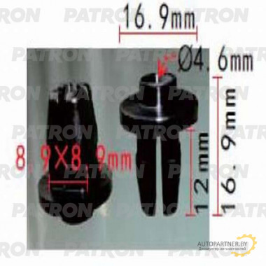 Фиксатор пластиковый PATRON Lexus,Toyota / P37-1238