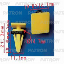 Клипса пластмассовая PATRON Hyundai,Kia / P37-1239