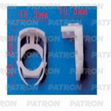 Клипса пластмассовая PATRON Ford / P37-1243