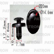 Клипса пластмассовая PATRON Subaru / P37-1262