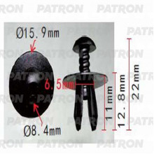 Клипса пластмассовая PATRON Mercedes / P37-1266