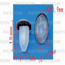 Фиксатор пластиковый PATRON TOYOTA / P37-1292