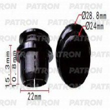Клипса пластмассовая PATRON Lexus,Toyota / P37-1294