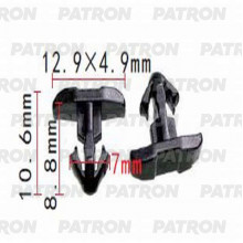 Клипса пластмассовая PATRON Lexus,Toyota / P37-1296