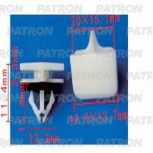 Клипса пластмассовая PATRON Ford / P37-1301