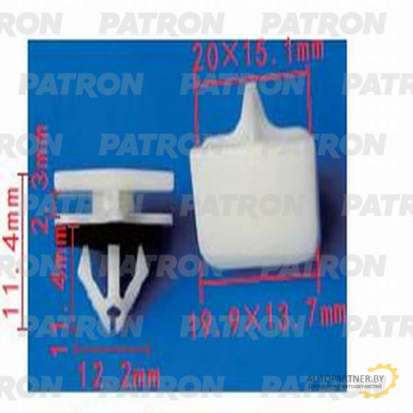 Клипса пластмассовая PATRON Ford / P37-1301