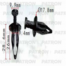 Клипса пластмассовая PATRON GM / P37-1302