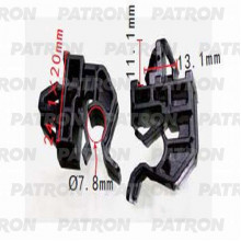 Держатель пластмассовый PATRON Hyundai, Kia / P37-1309