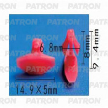 Клипса пластмассовая PATRON Hyundai, Kia / P37-1313
