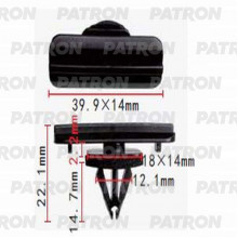 Клипса пластмассовая PATRON Jeep / P37-1319