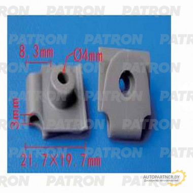 Скоба пластиковая PATRON MAZDA / P37-1322