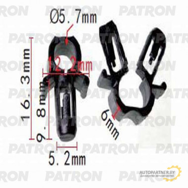 Держатель пластмассовый PATRON Mazda / P37-1326