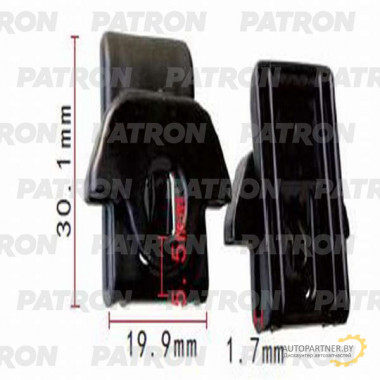 Скоба пластиковая PATRON Infiniti,Nissan / P37-1330