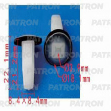Фиксатор пластиковый PATRON Hyundai,Kia / P37-1340