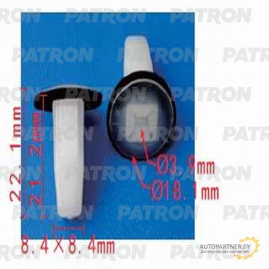 Фиксатор пластиковый PATRON Hyundai,Kia / P37-1340