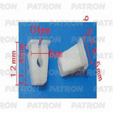 Фиксатор пластиковый PATRON Chevrolet,Daewoo,GM,Opel / P37-1341