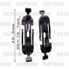 Клипса пластмассовая PATRON Audi,Seat,Skoda,Volkswagen / P37-1342