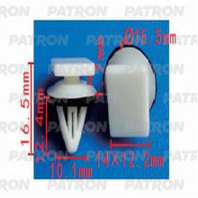 Клипса пластмассовая PATRON Hyundai, Kia / P37-1345