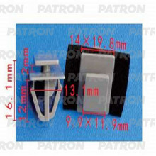 Клипса пластмассовая PATRON Hyundai,Kia / P37-1348